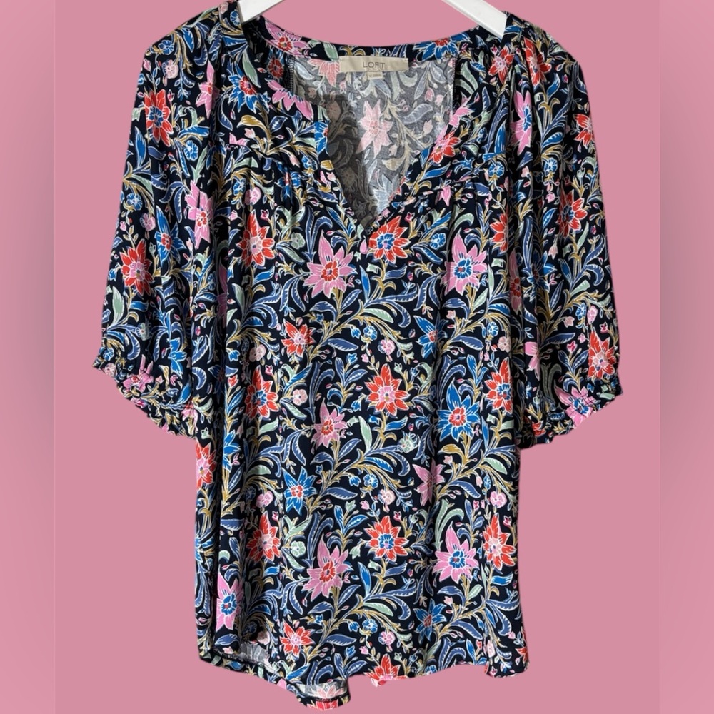 The Loft soft woven rayon top